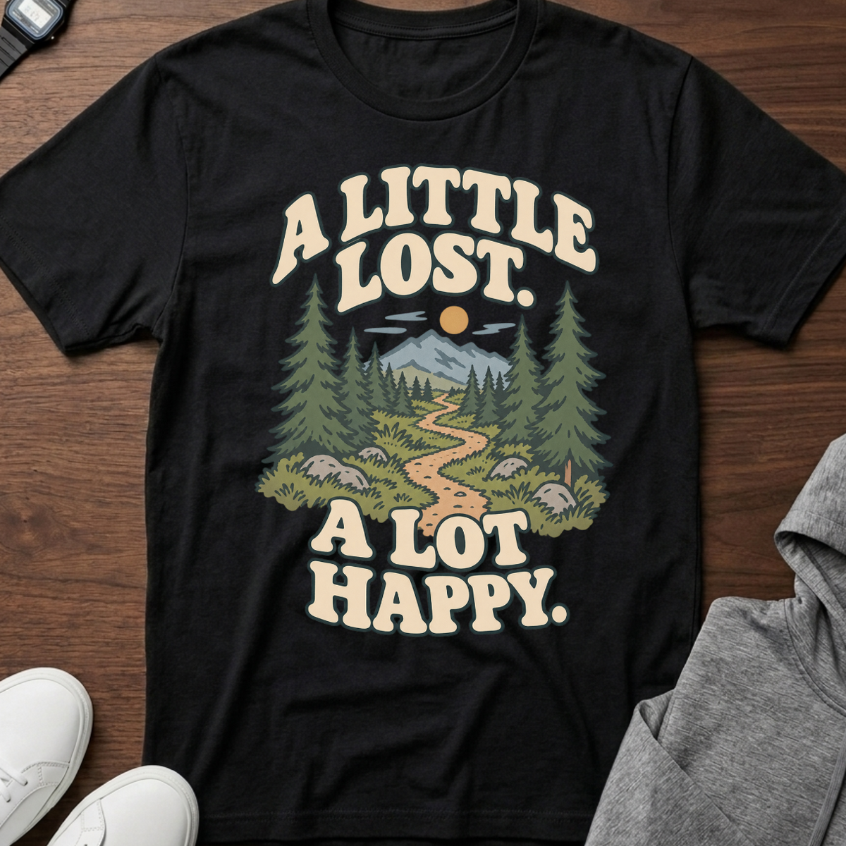 A Little Lost. A Lot Happy