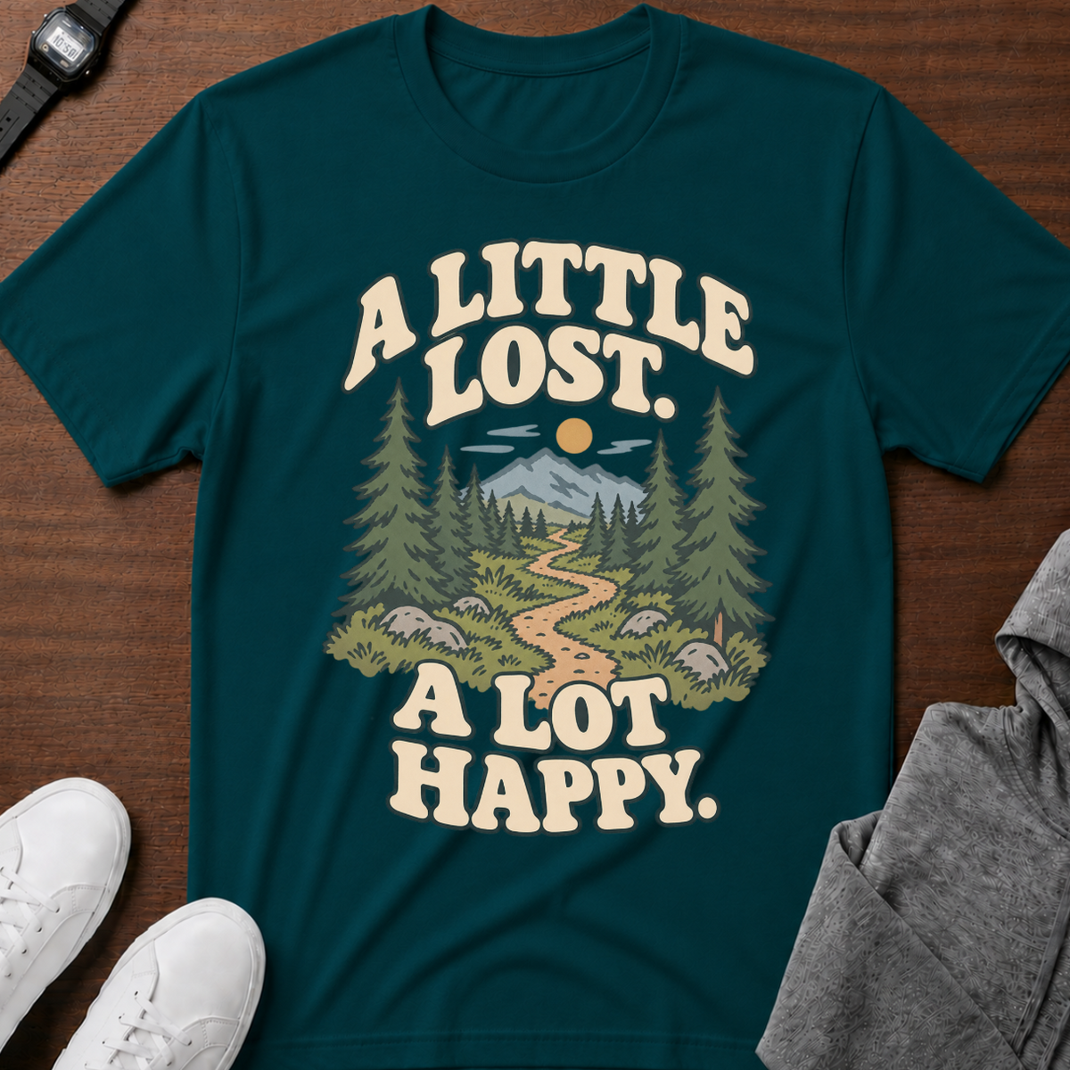 A Little Lost. A Lot Happy