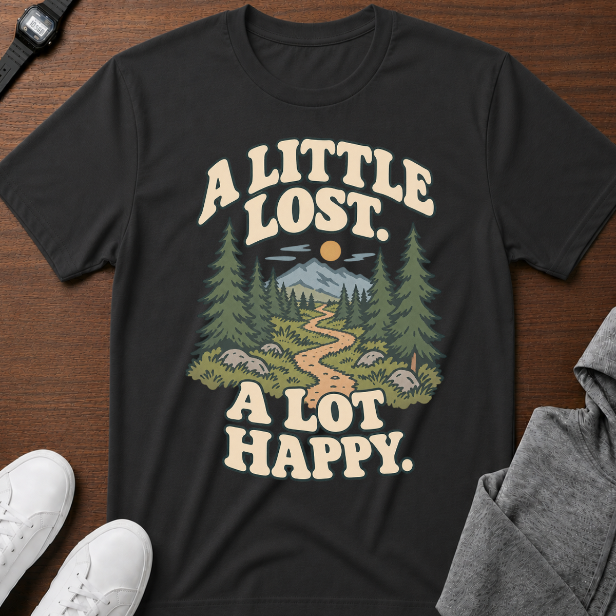A Little Lost. A Lot Happy