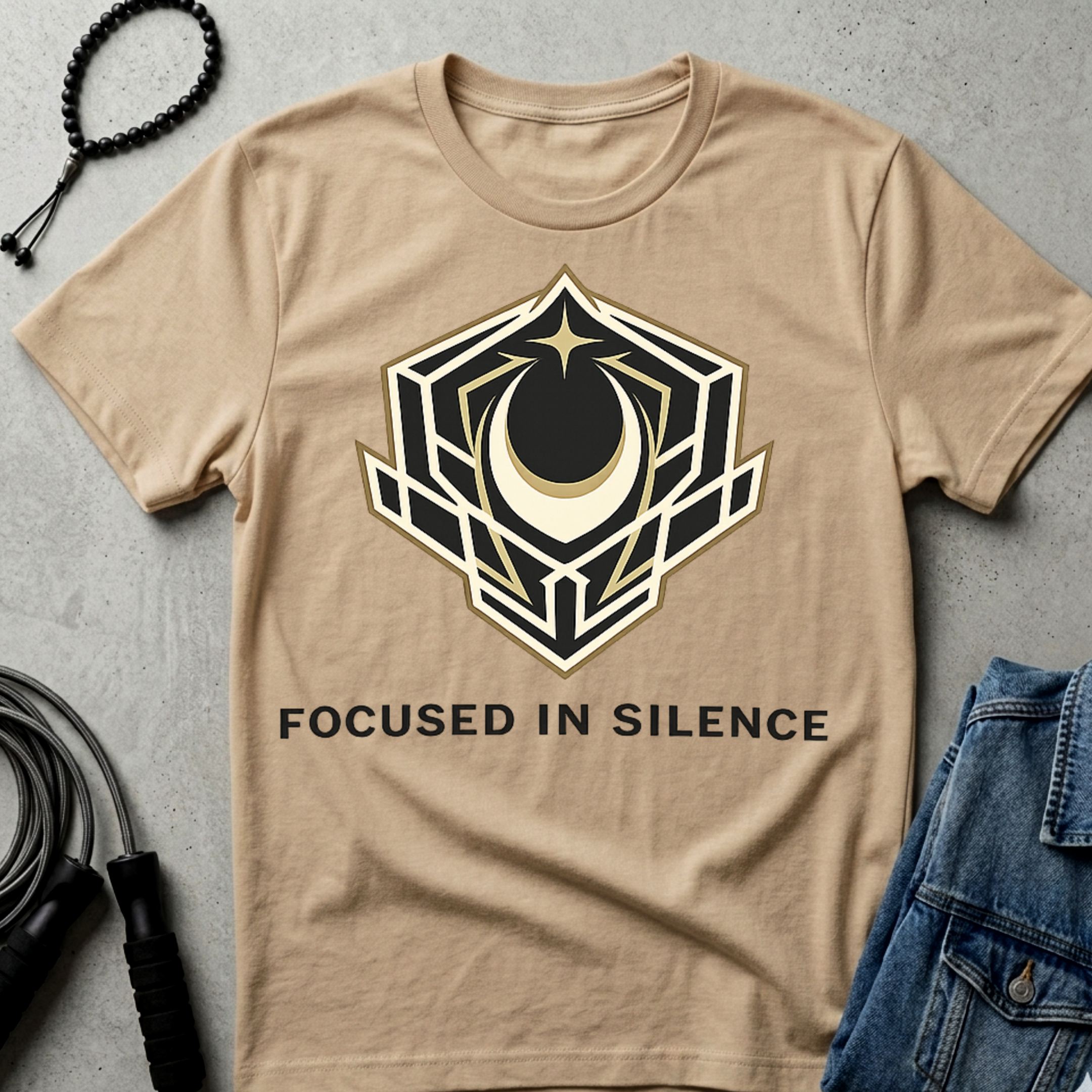 focused in silence
