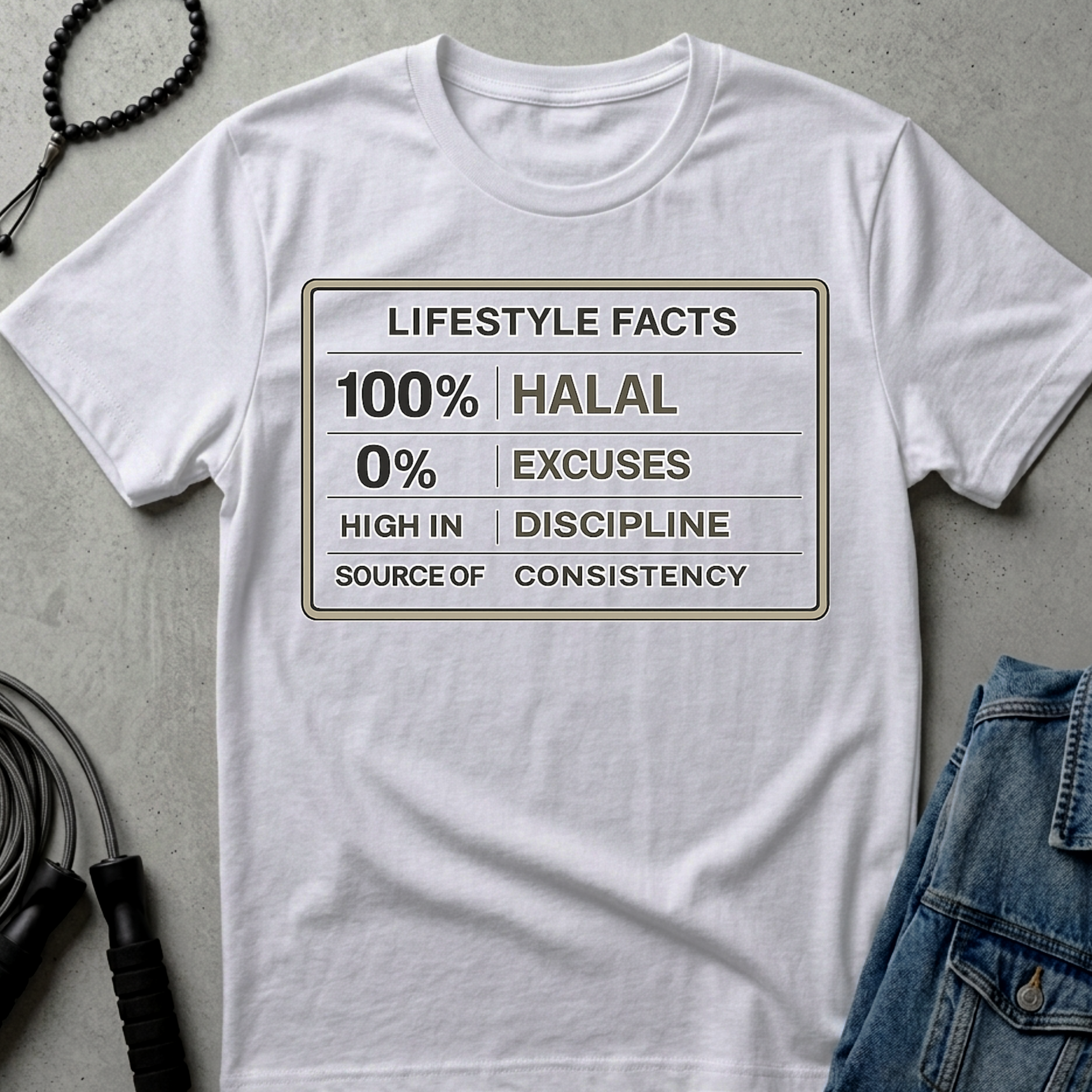 Halal Lifestyle Facts Tee