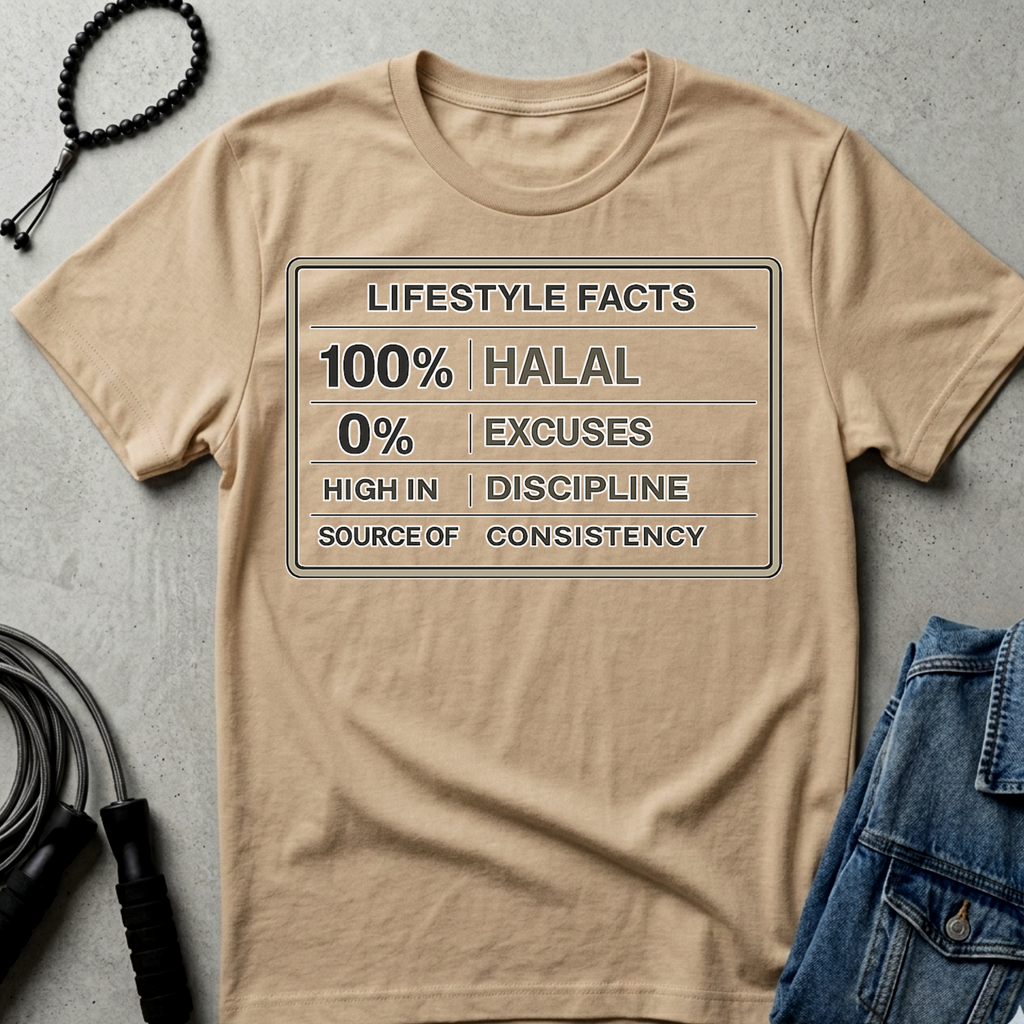 Halal Lifestyle Facts Tee